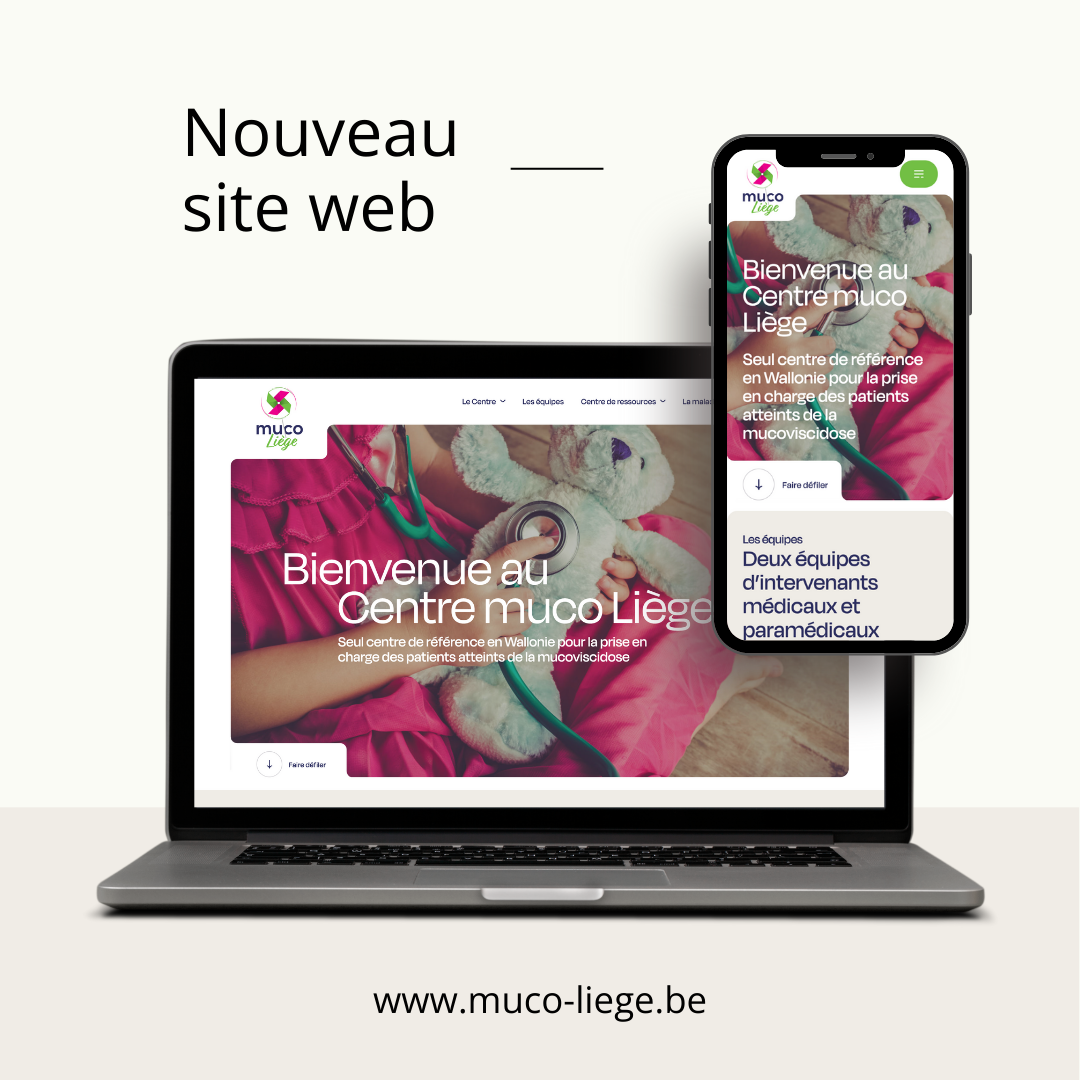 Nouveau site internet pour le Centre muco Liège