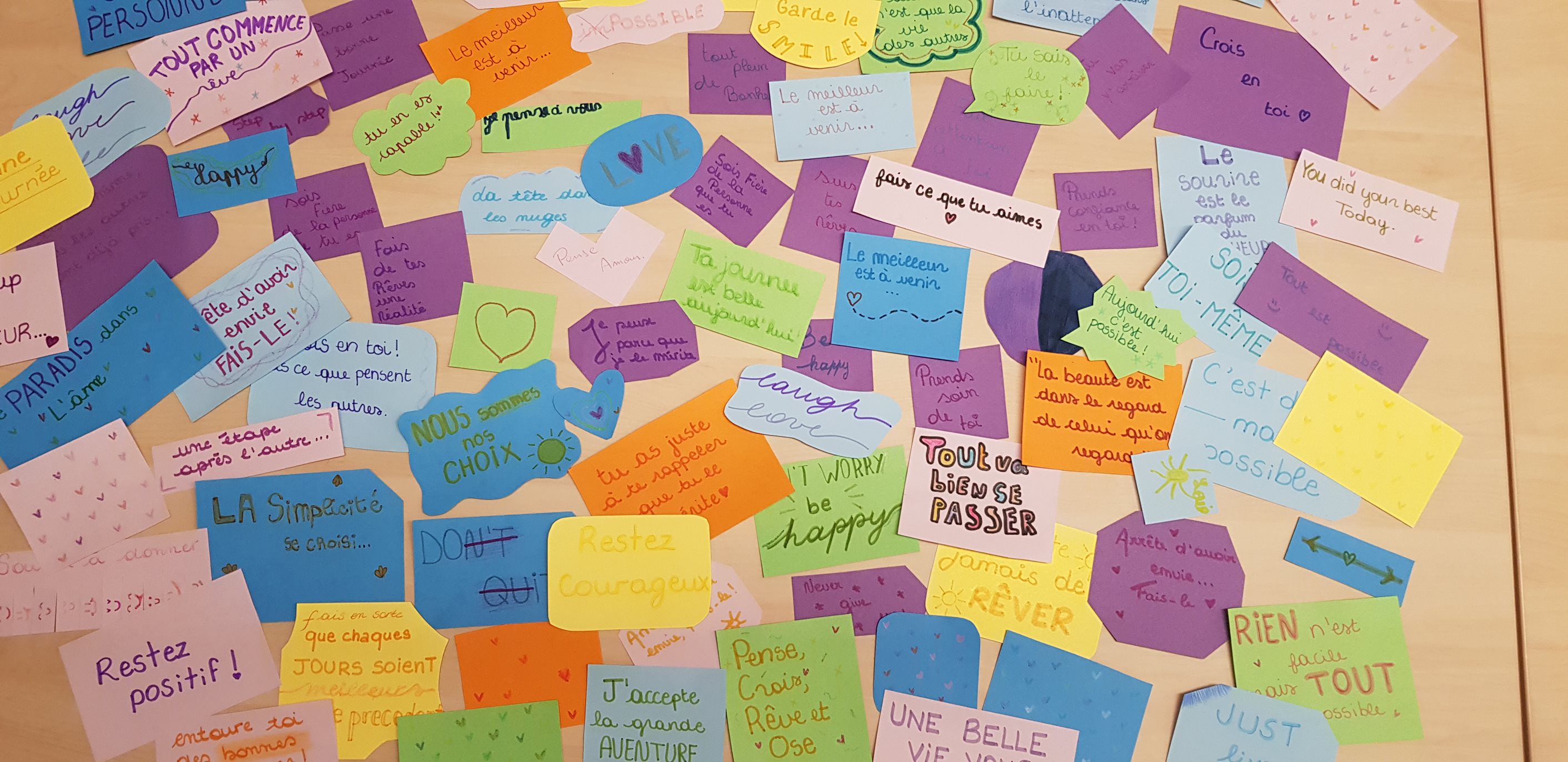 Les adolescents de l’unité 840 sèment du bonheur