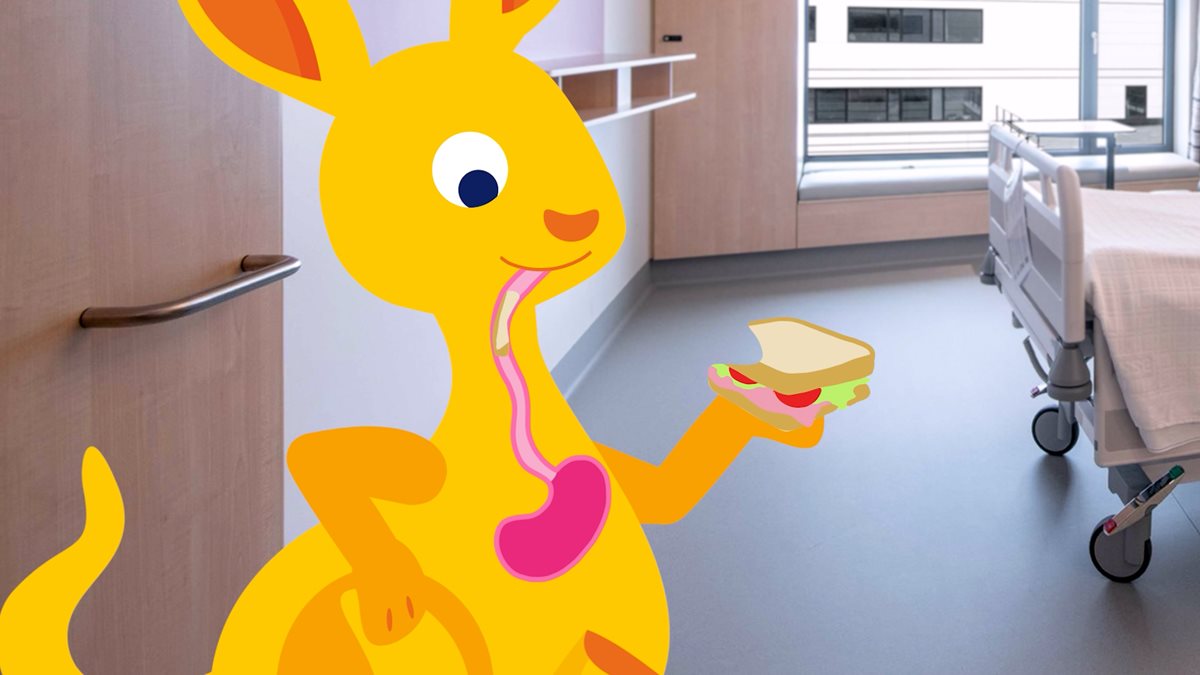 Explique-moi l'hôpital. La gastroscopie expliquée aux enfants