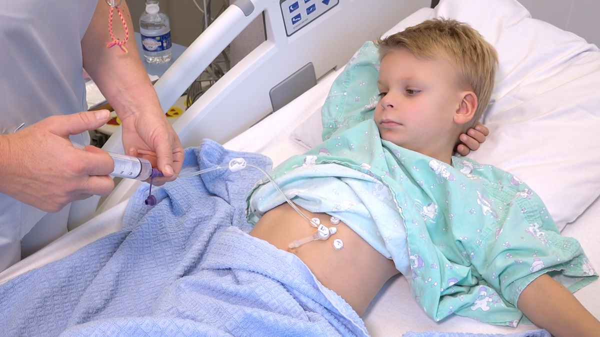 Explique-moi l'hôpital. La gastrostomie expliquée aux enfants