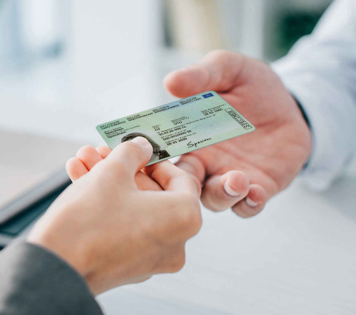 La carte d’identité, le bon réflexe à l’hôpital!