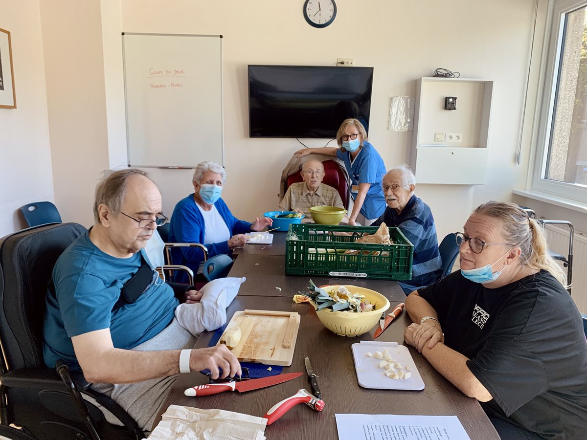 Les ateliers soupe en revalidation à Waremme
