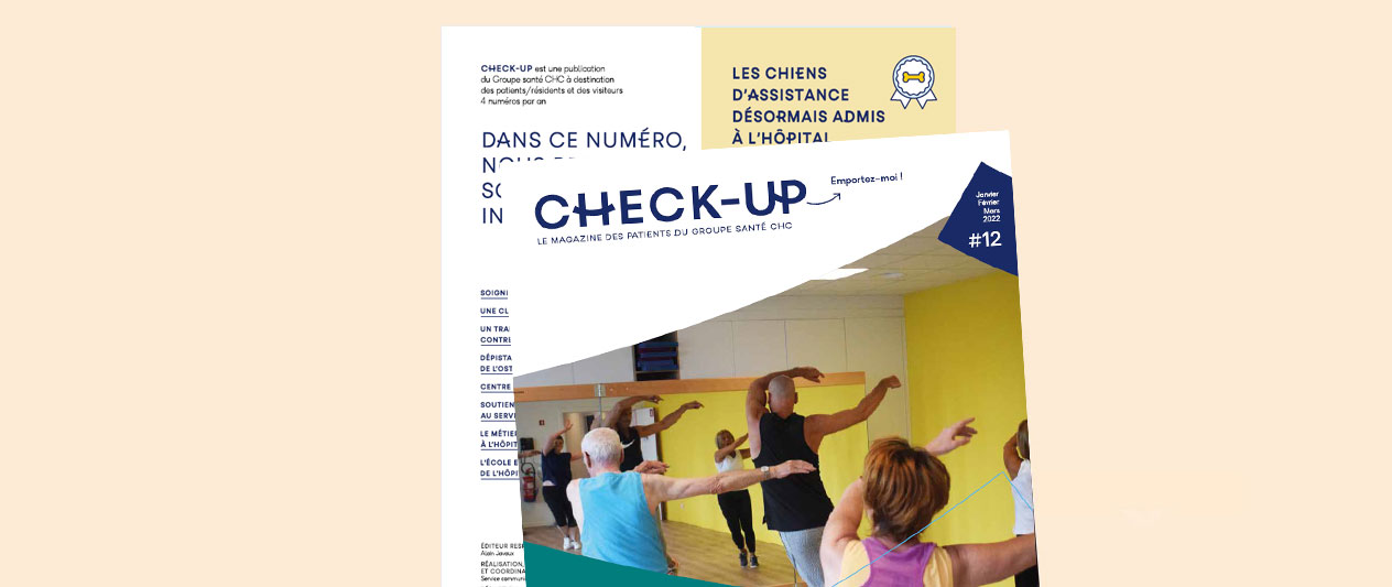 Nouveau numéro du Check-up, le magazine des patients du Groupe santé CHC