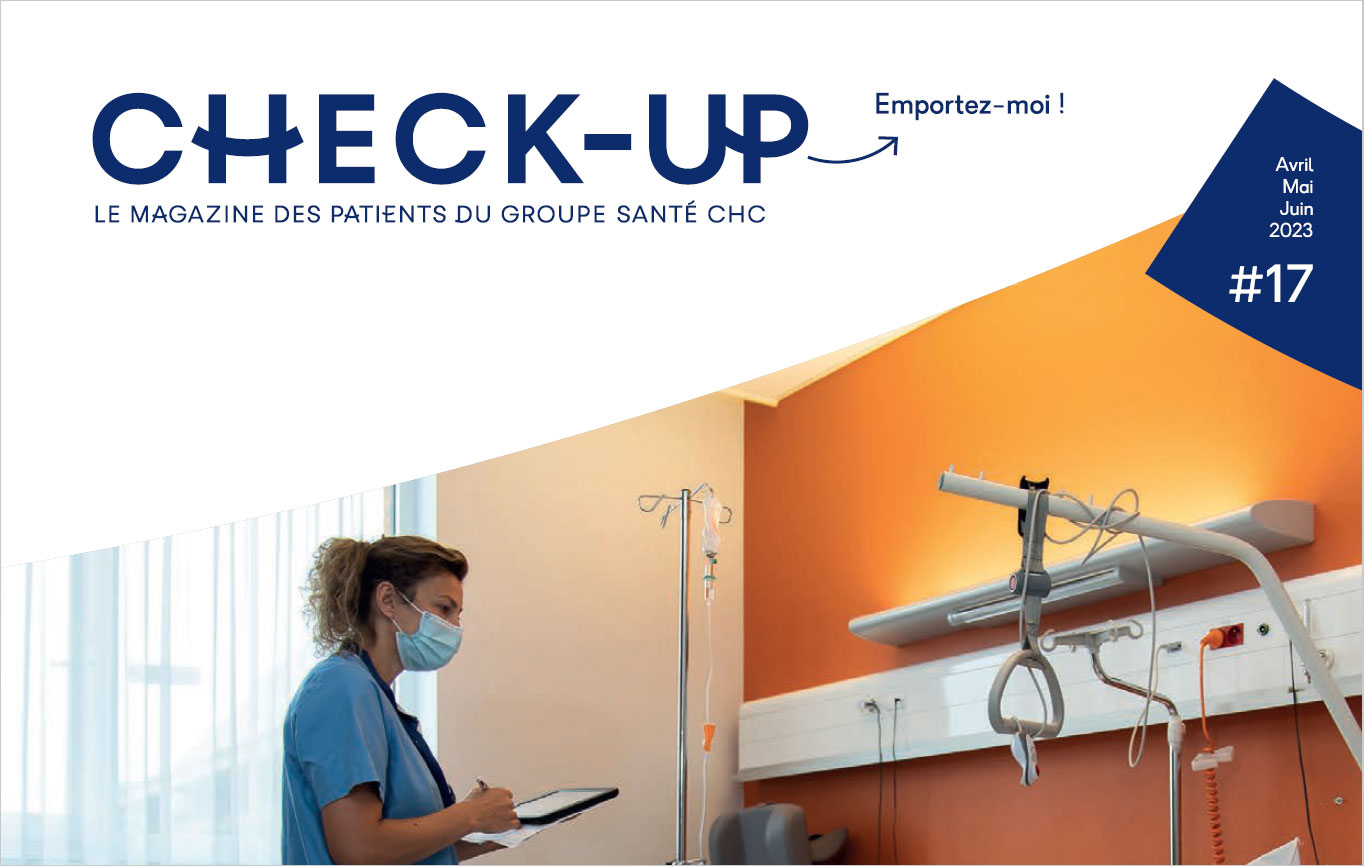 Nouveau numéro du Check-up, le magazine des patients du Groupe santé CHC