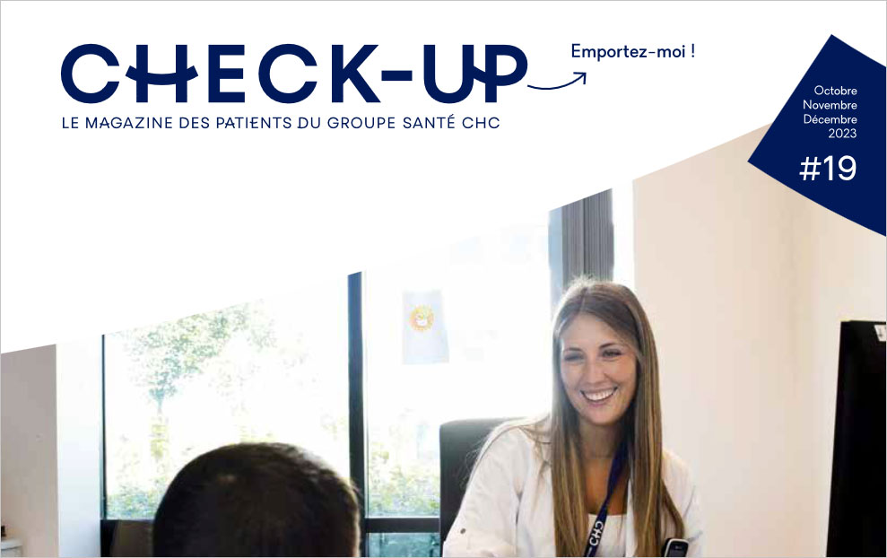 Nouveau numéro du Check-up, le magazine des patients du Groupe santé CHC