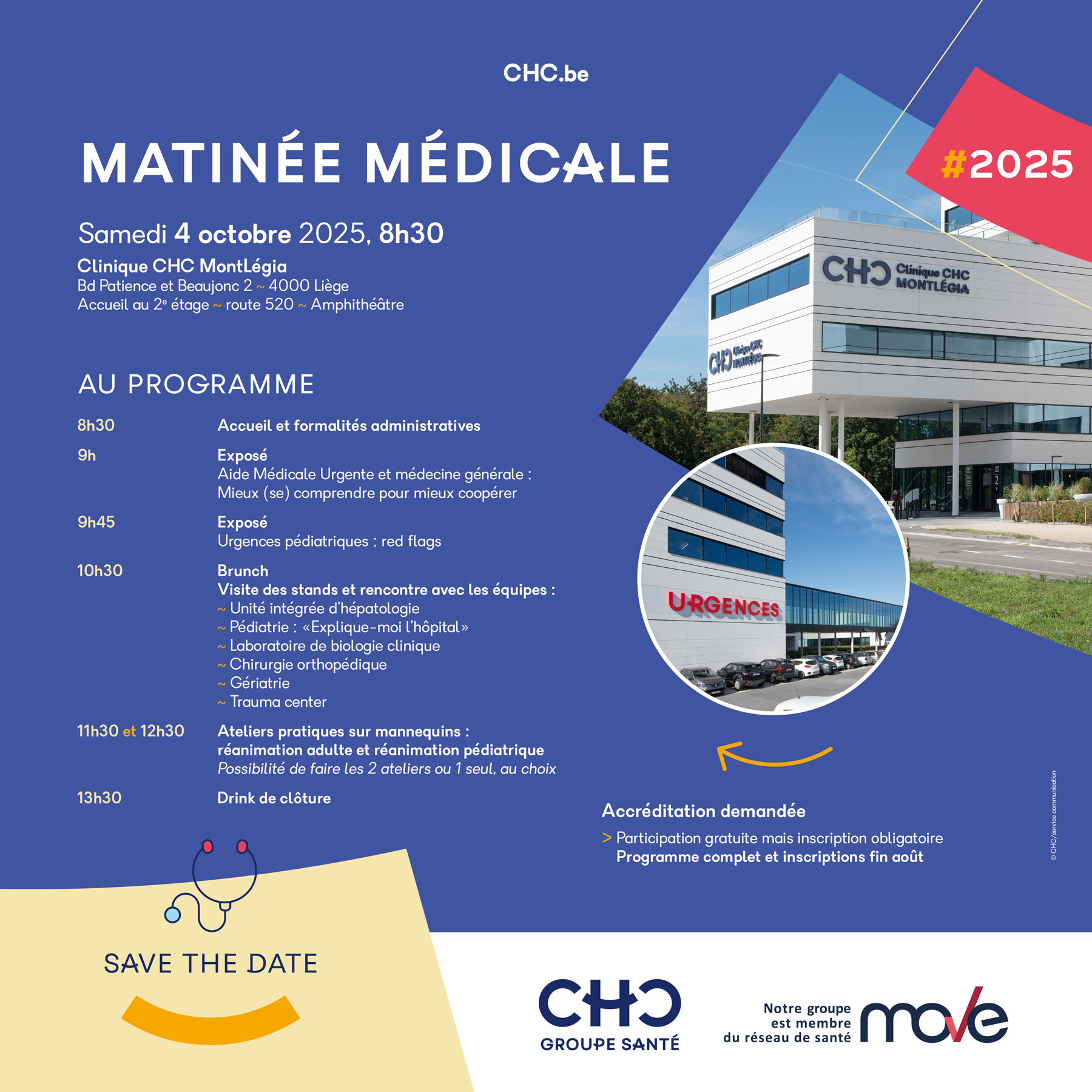 Journée médicale - SAVE THE DATE