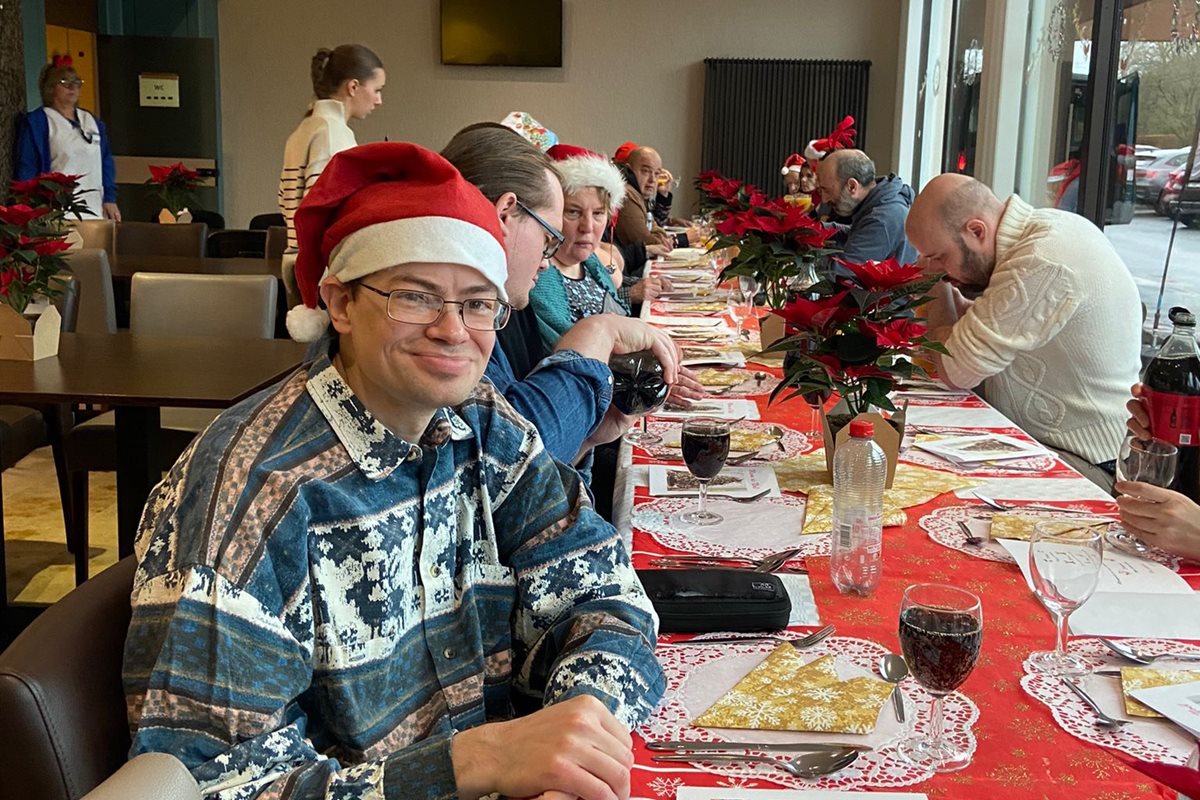 Repas de fête pour les patients de la MSP