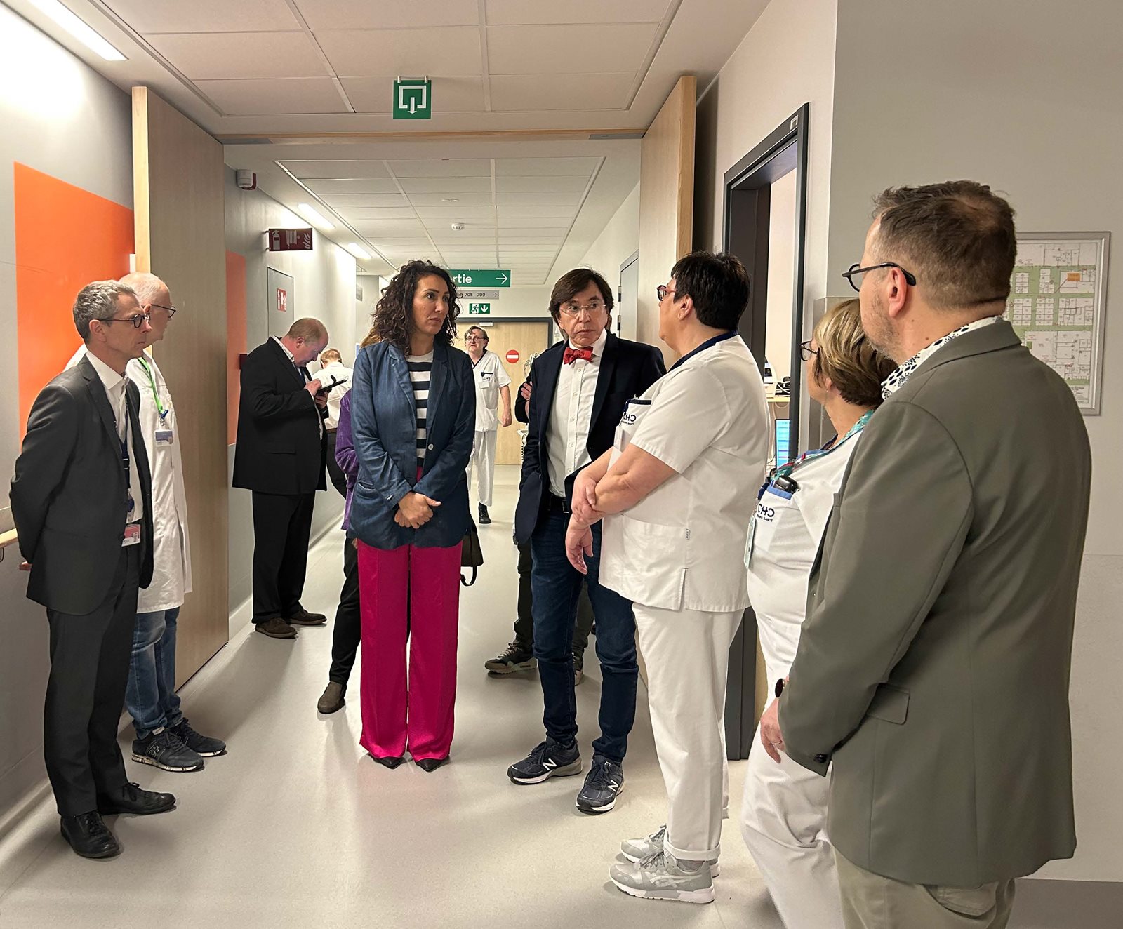 Visite ministérielle à la Clinique CHC MontLégia