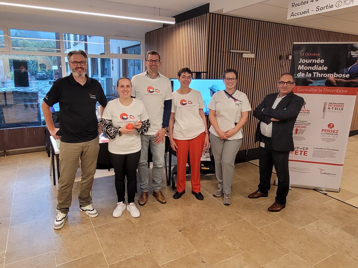 World Thrombosis Day 2024. La thrombose, on en cause au Groupe santé CHC