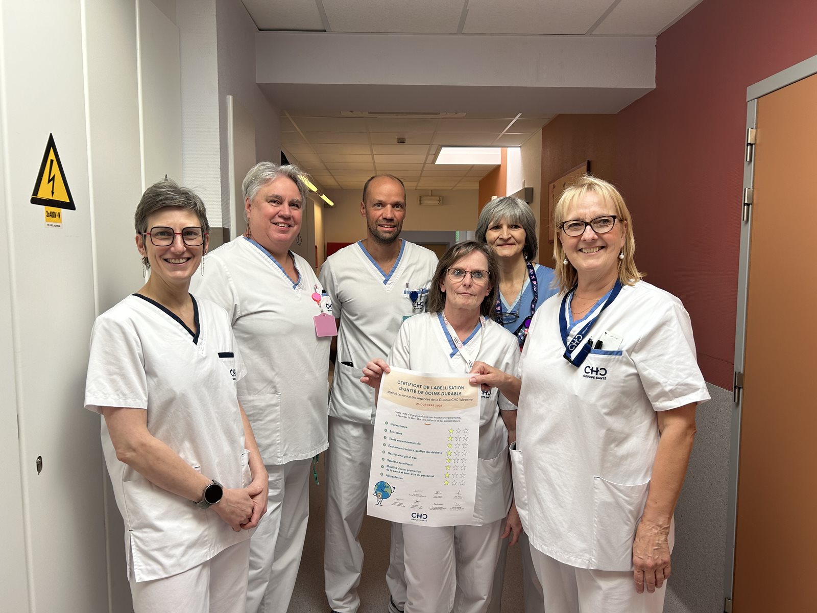 Clinique CHC Waremme: label durable pour les urgences-soins intensifs