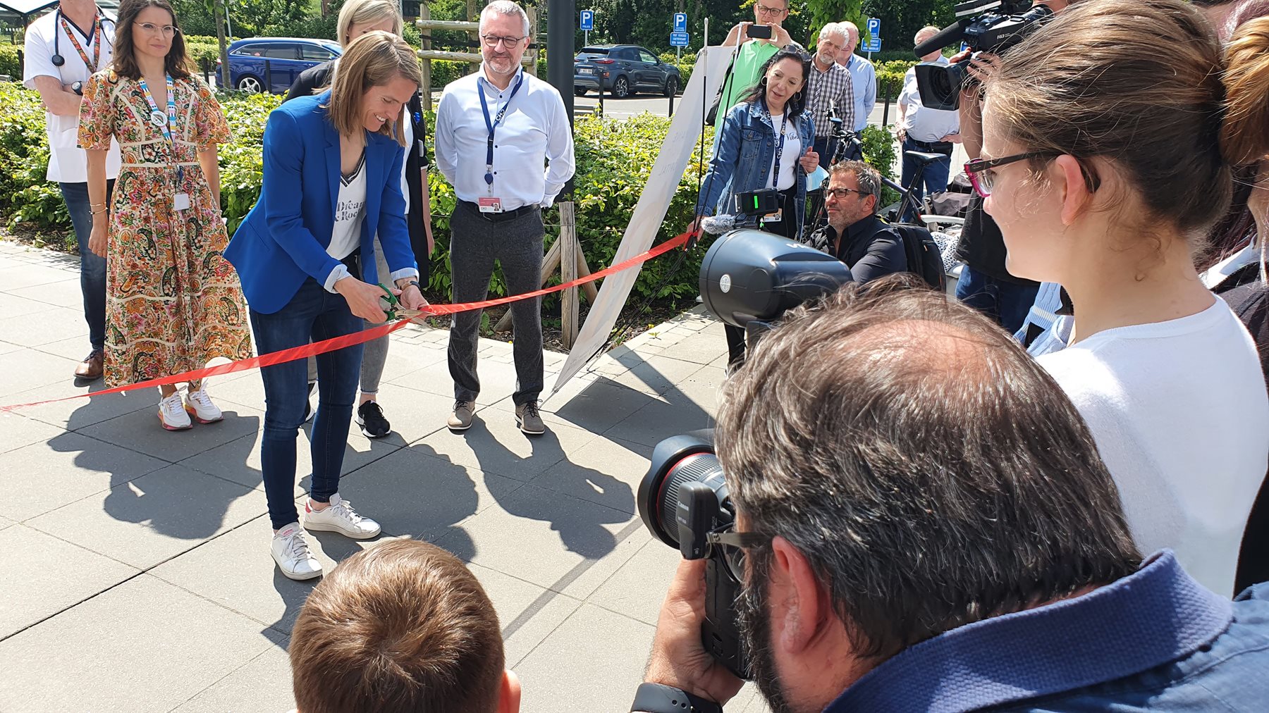 Justine Henin inaugure la semaine de l’enfant à l’hôpital