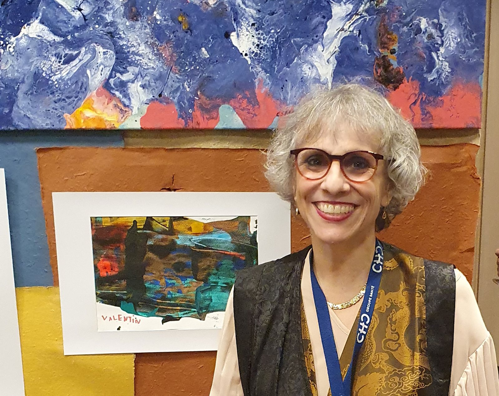 Créer, même à l’hôpital. Vernissage dans la joie et l’émotion